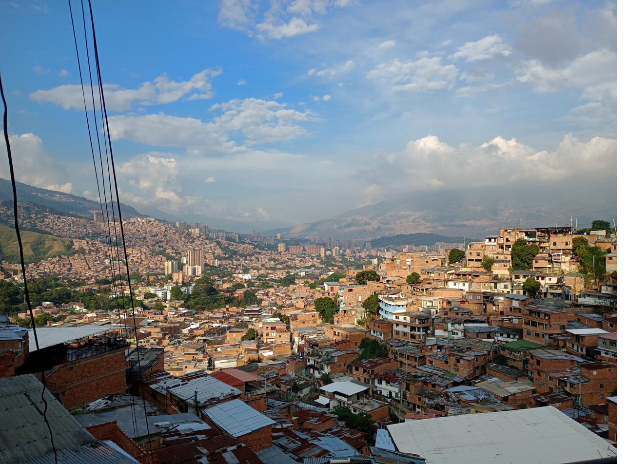 View across Medellín from Comuna 13